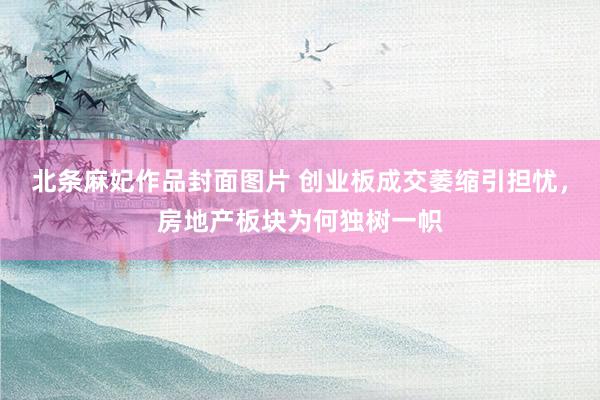 北条麻妃作品封面图片 创业板成交萎缩引担忧，房地产板块为何独树一帜