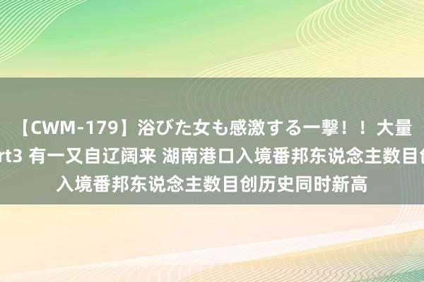 【CWM-179】浴びた女も感激する一撃！！大量顔射！！！ Part3 有一又自辽阔来 湖南港口入境番邦东说念主数目创历史同时新高