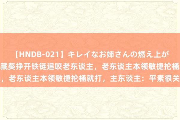 【HNDB-021】キレイなお姉さんの燃え上がる本物中出し交尾4時間 藏獒挣开铁链追咬老东谈主，老东谈主本领敏捷抡桶就打，主东谈主：平素很关注