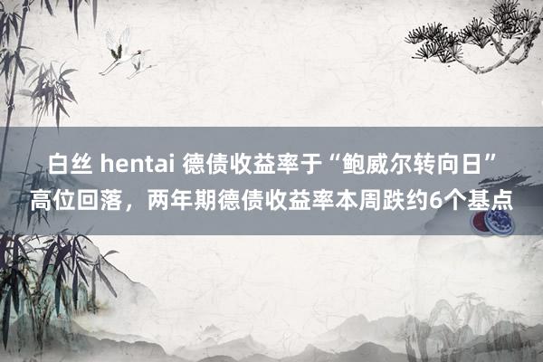 白丝 hentai 德债收益率于“鲍威尔转向日”高位回落，两年期德债收益率本周跌约6个基点