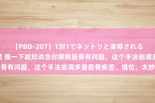 【PBD-207】1対1でネットリと凌辱されるプレミア女優たち 8時間 摸一下就知说念你哪根筋骨有问题，这个手法能调多量筋骨疾苦、错位，太妙了